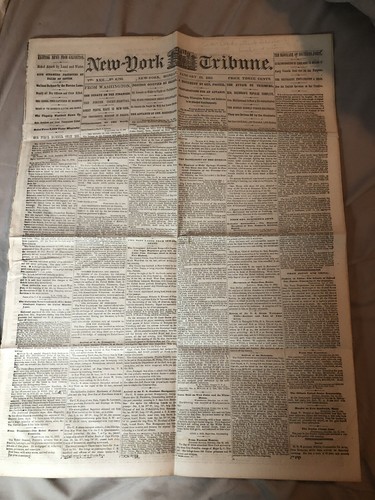 1863 civil war - war, newspaper