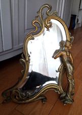 Miroir table bronze - miroir,