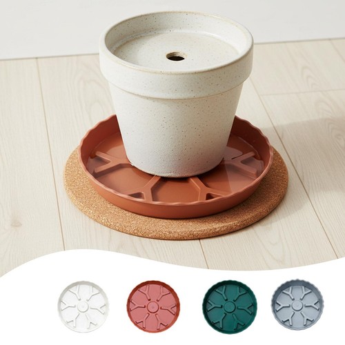 Lot soucoupes pour pots - 10,