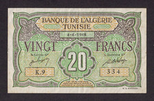 Algérie - 20 Francs - 1948