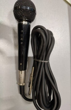 Microphone Dynamique ECD-850 VINTAGE Cordé Couleur NOIRE En Bon État