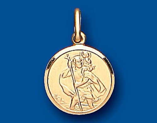 Pendentif saint christophe - saint-christophe, en