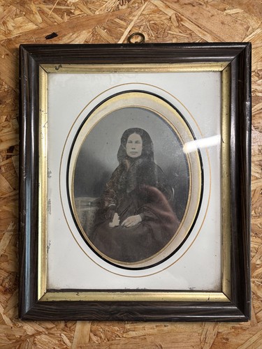 165 year old - ambrotype, framed