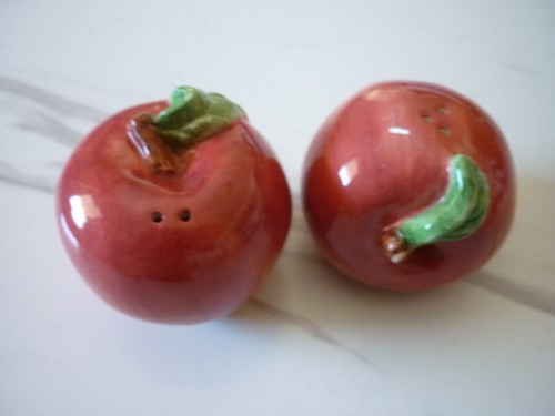 Salière poivrière pommes - salière,