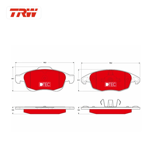 Kit plaquettes frein - kit,
