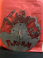 pokemon horloge découpé au