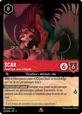 Lorcana - Scar - Fanatique sans scrupule - MINT/NMINT - FR - FOIL
