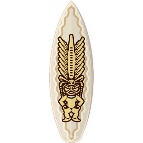 Planche surf tiki - planche, de