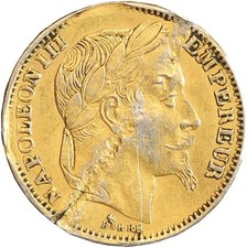20 Francs Napoléon III Tête