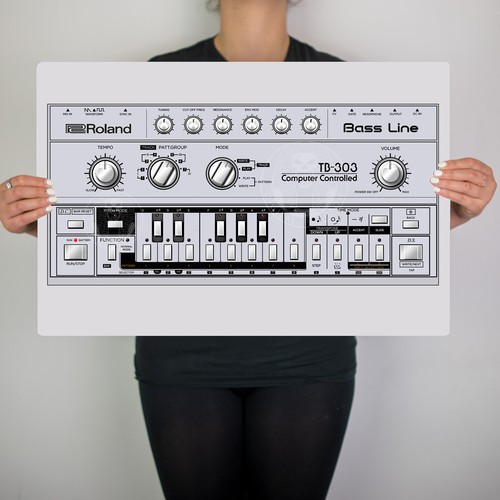 Tb303 tambour machine rétro - machine,