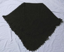GRAND CHALE MARRON TRICOTE A
