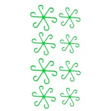 Lot d'outils de jardin réutilisables 8 cadres de tige de plante pour une croiss