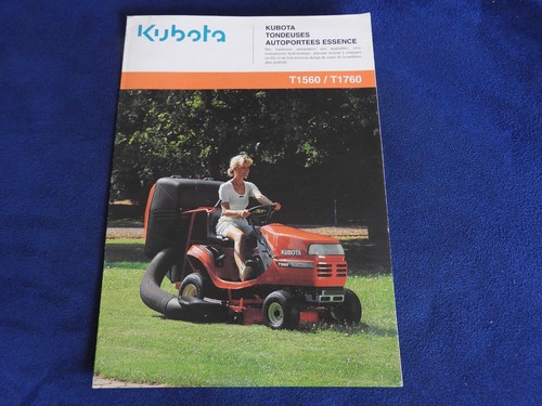Catalogue kubota tondeuse - kubota,