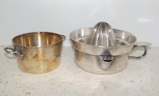 Presse agrume Fruit Défendu & pot Christofle en Métal Argenté - A8