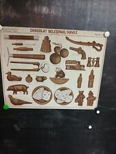 PLANCHE MOULES CHOCOLAT