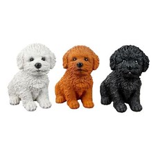 Figurine de chien en résine