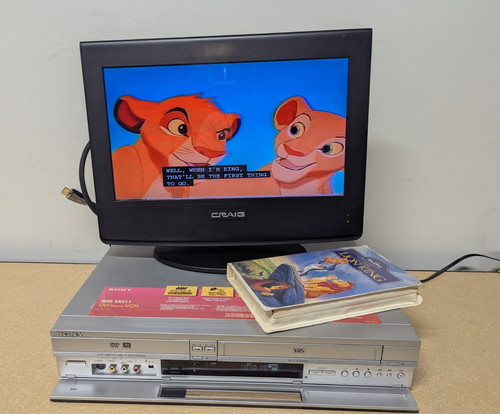 Sony rdr vx511 vhs video - sony,