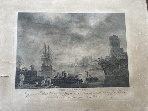 Gravure eme joseph vernet - 19,