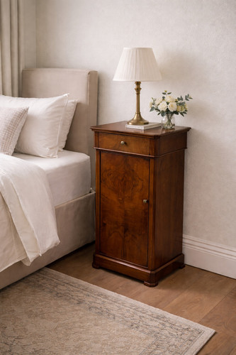 Table chevet noyer - chevet,