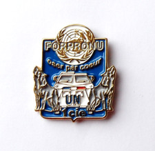 Broche Insigne Militaire Forpronu oser par coeur 1 Cie .