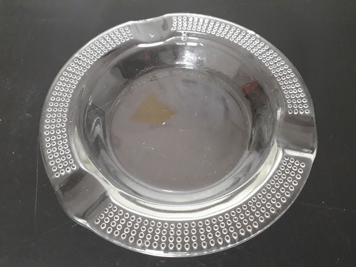 Cendrier rond verre vintage - rond,