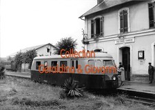 S.N.C.F. Gare de Treignac Autorail du P.O.C-Bazin SF42-V01-Années 1950