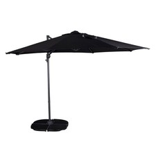 Parasol Déporté Rotatif "Leeds" 294cm Noir