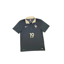 Maillot football vintage Equipe de France domicile #19 Pogba saison 2014-2015