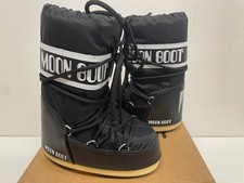 Moon Boot Icon Nylon Noir EU 27/30 – Bottes Après-Ski Enfant Unisex