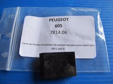 Cache de finition d'enjoliveur de calandre de pare-chocs avant pour Peugeot: 605