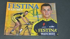 CPA CARTE CYCLISME CICLISMO TOUR FRANCE FESTINA 2001 ANDY FLICKINGER DEDICACE