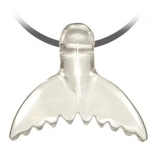 Pendentif pierre percée queue