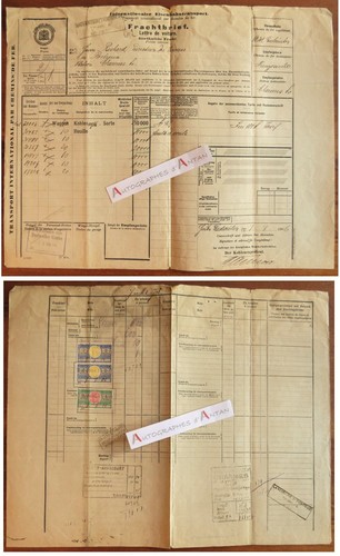 Lettre voiture 1906 - ●,