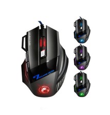 Professional LED Optical Mouse DPI 7 Button USB Wired Gaming Mouse For Pro Game 