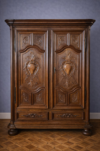 Armoire ancienne noyer - armoire,
