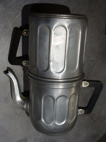 Cafetière ancienne aluminium - ancienne,