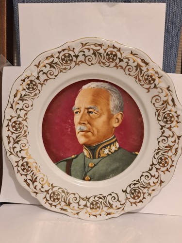 Assiette vintage effigie - l,