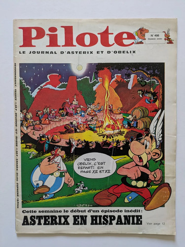 Pilote 498 1969 dargaud - pilote, n°498