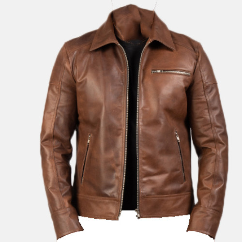 Veste cuir mouton - veste,