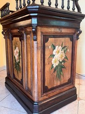 Comptoir de Caisse ancien / polychrome / meuble de métiers/ de Commerce 