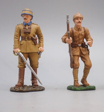 PLOMB  HACHETTE  SERIE GUERRE DE 14-18 EN 62mm   2 SOLDATS TURCS