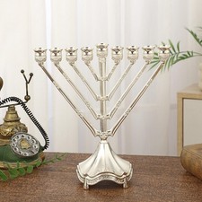 Menorah en alliage de zinc à