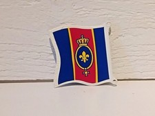 PLAYMOBIL PIÈCE 3112/PRISON SOLDAT ANGLAIS DRAPEAU VINTAGE