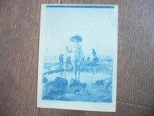 CYANOTYPE ANCIEN ENFANT  A LA