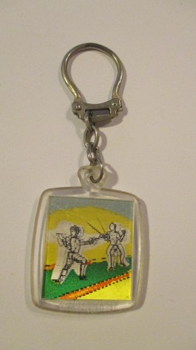 Porte clé vintage visiomatic - clé,