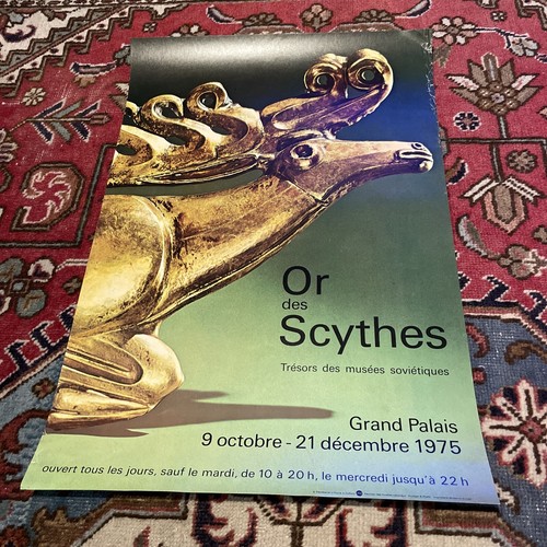 Des scythes affiche - or,