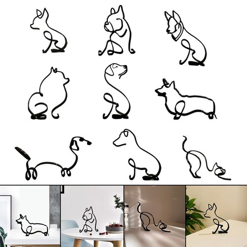 Abstrait chien chat figurine - abstrait,