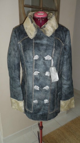 Manteau ddp bleu beige - ddp,