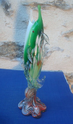 V69 sculpture verre soufflé - v69,