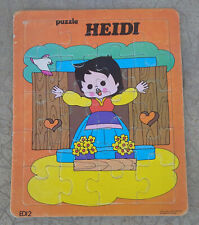 vintage ancien puzzle heidi